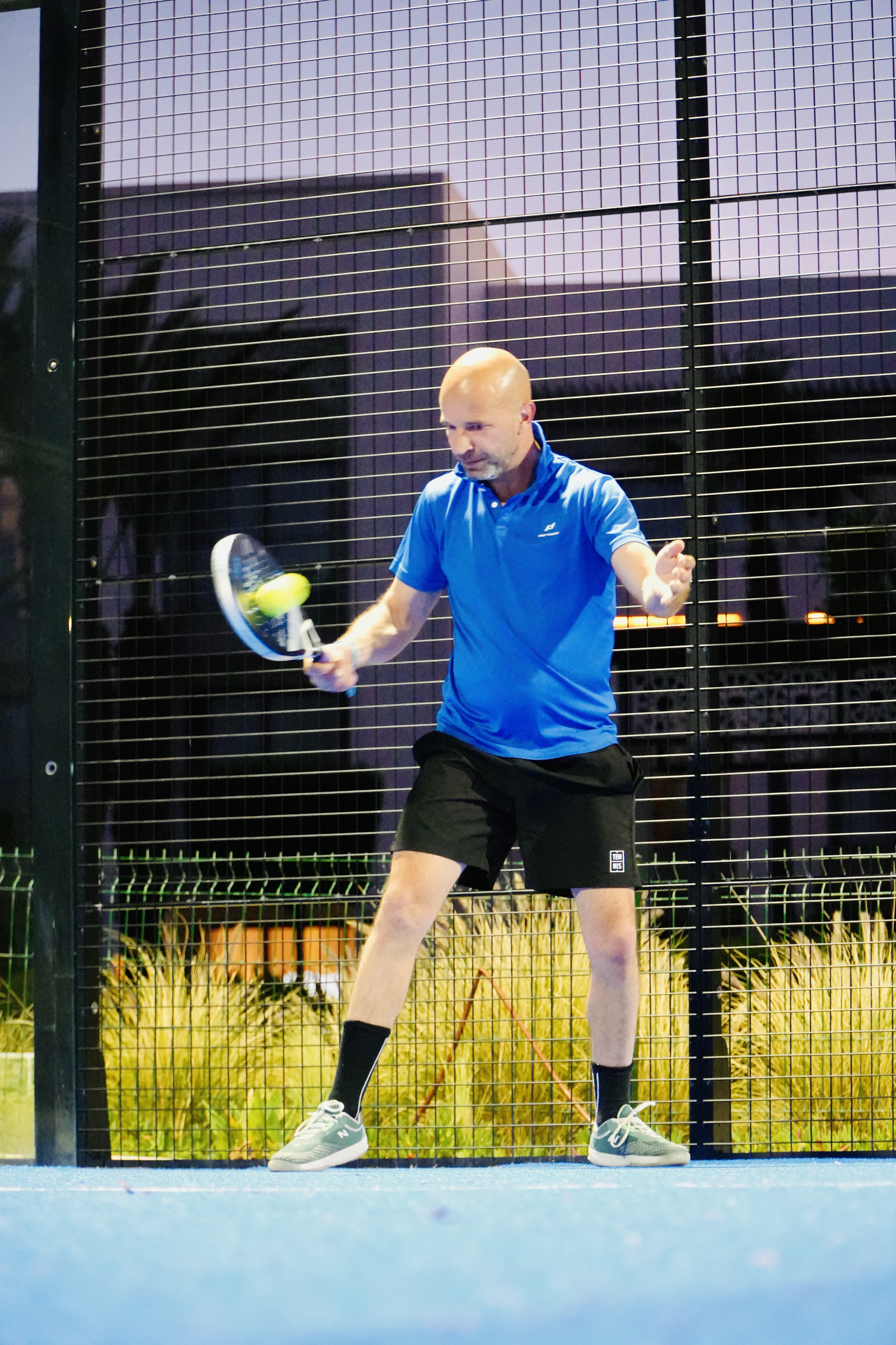 Entraînement sur le court